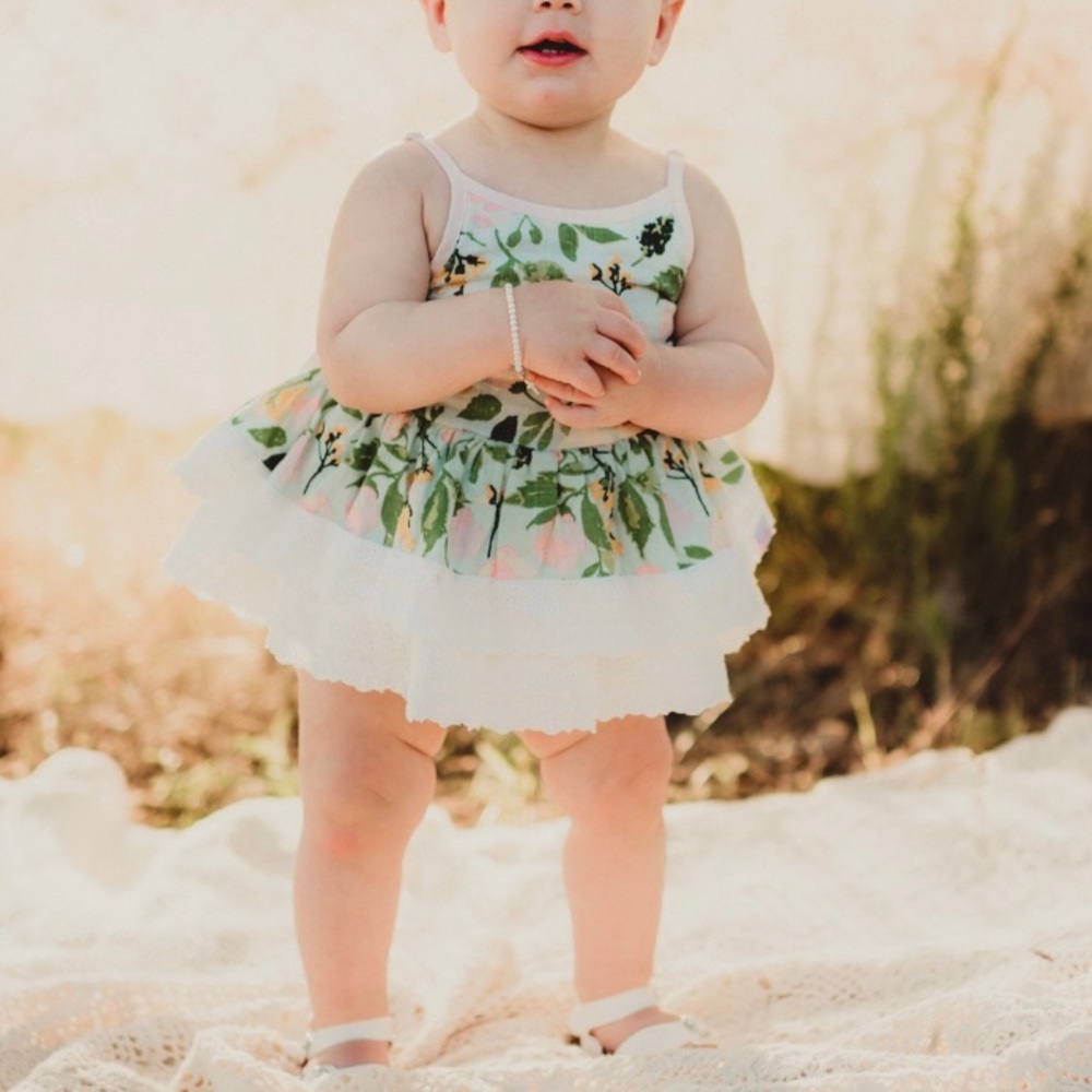 SweetHoney Floral Belle Bubble- 12 Months
